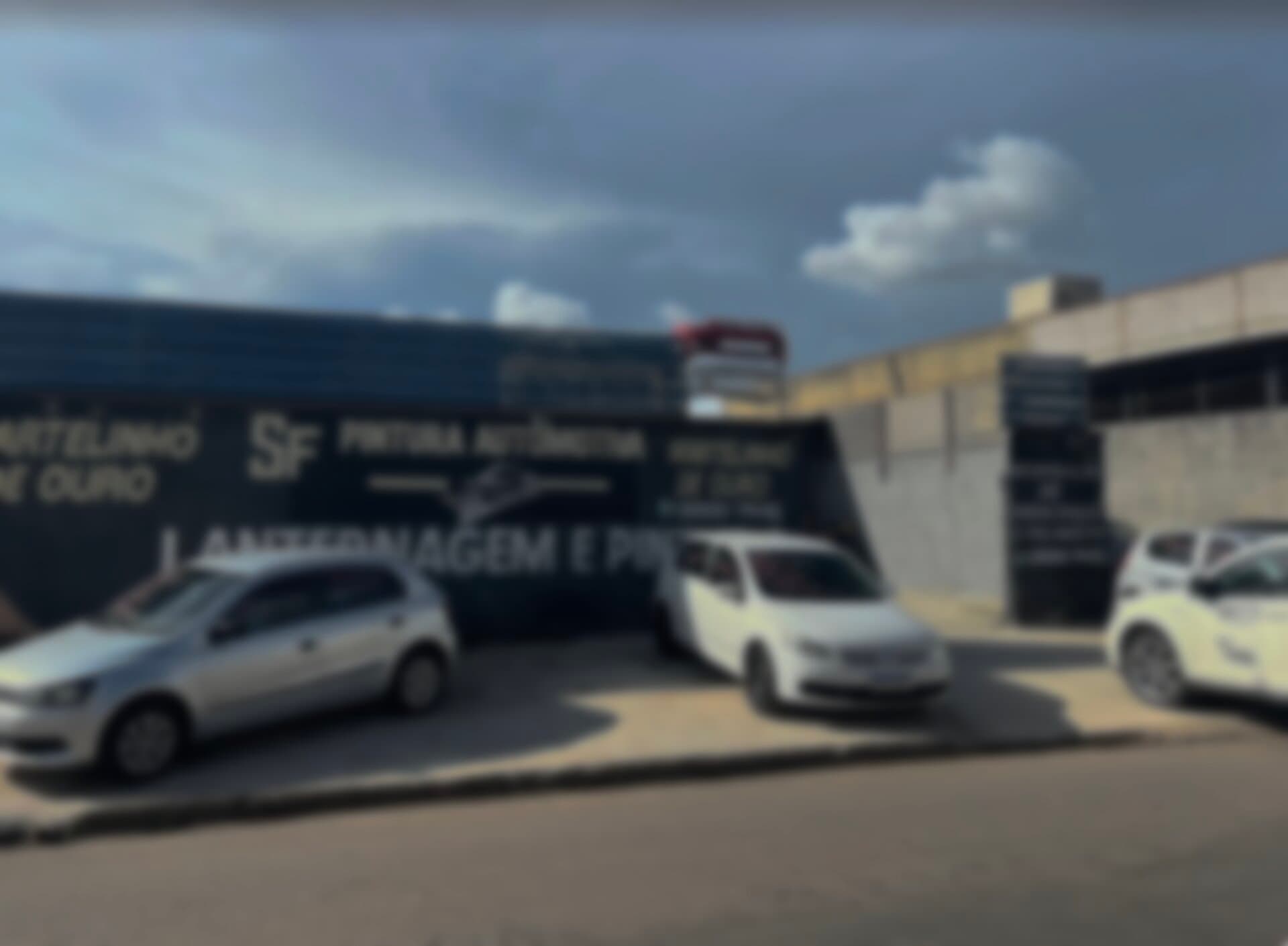 Fachada da SF Funilaria e Pintura Automotiva